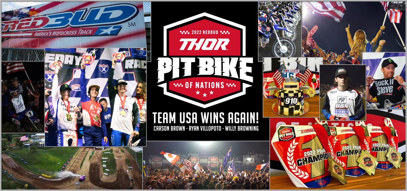 Team USA Wins Pitbike of Nations 2022