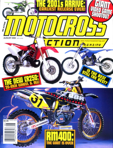 BBR cover of Motocross Action Magazine