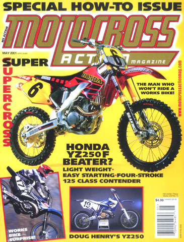 BBR cover of Motocross Action Magazine