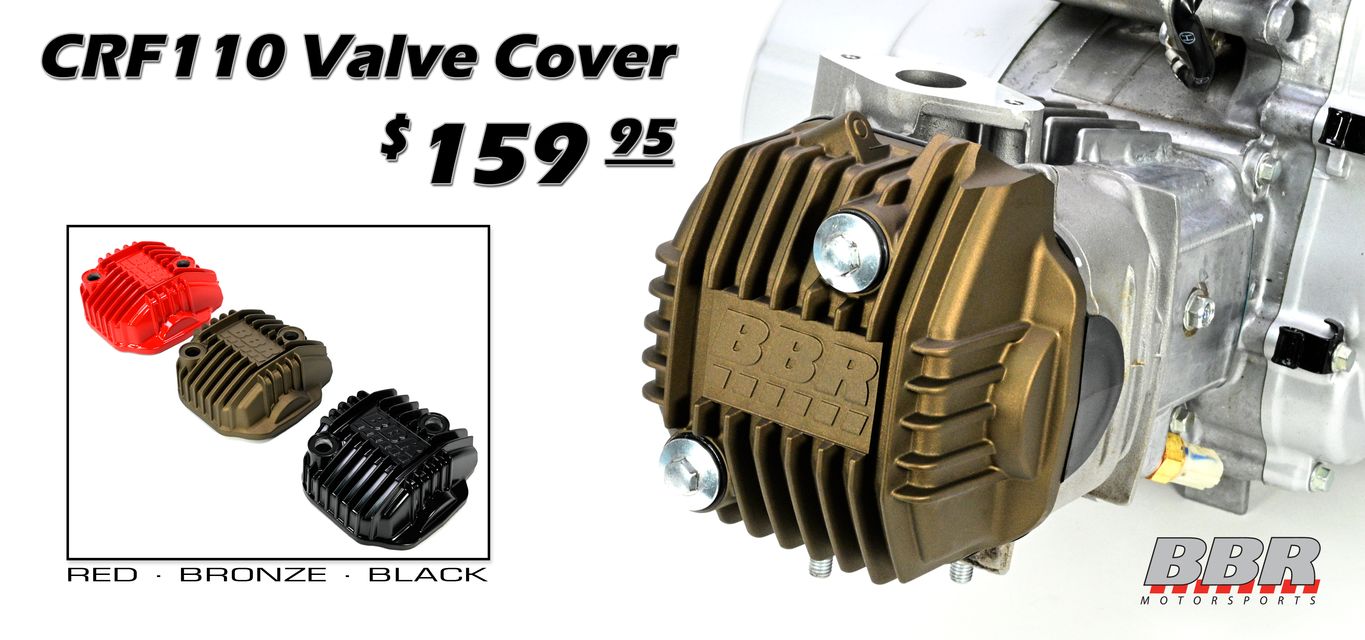 New BBR CRF110F Valve Covers